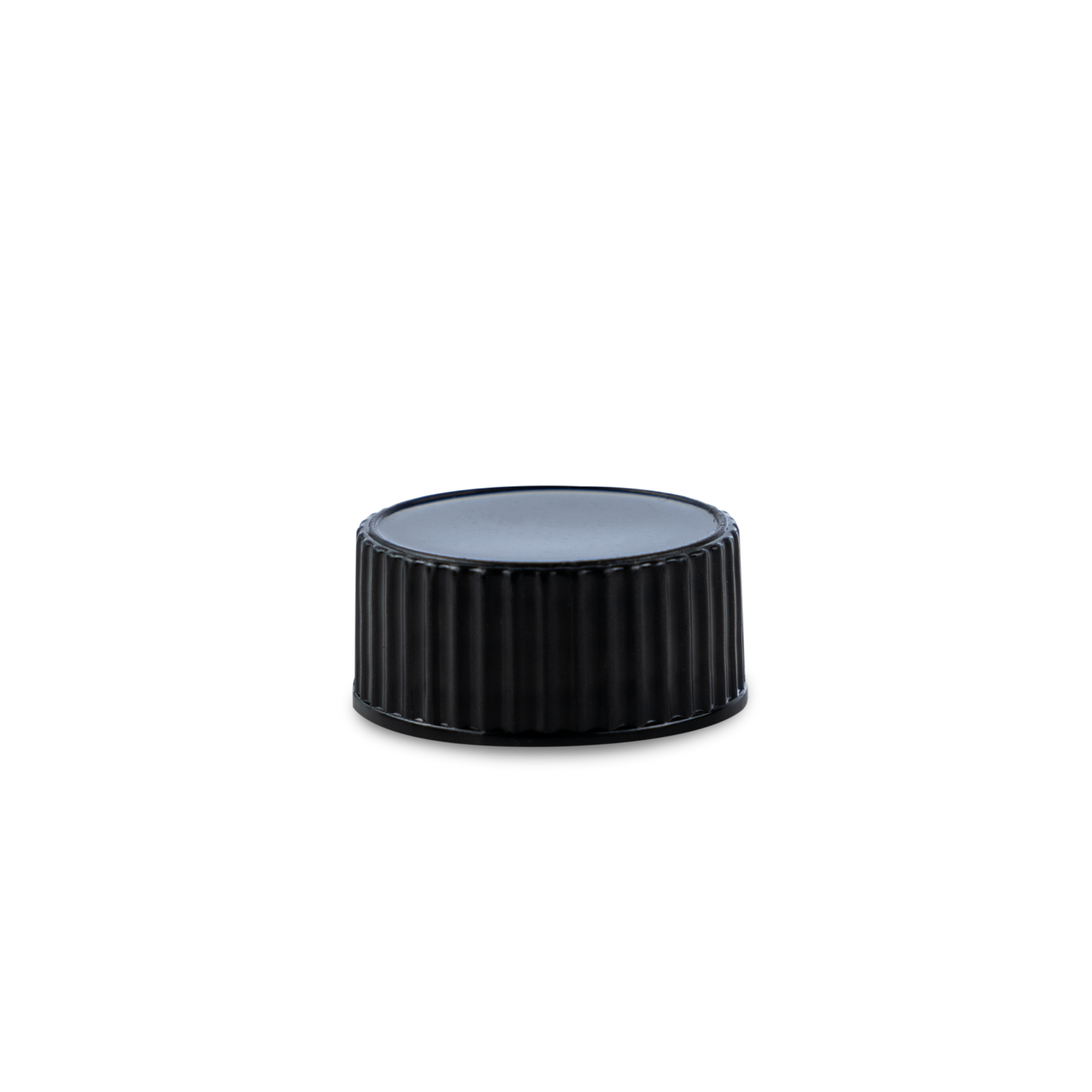 20-400 Tapa de PP negra con revestimiento de policono (se adapta a 2 oz) 