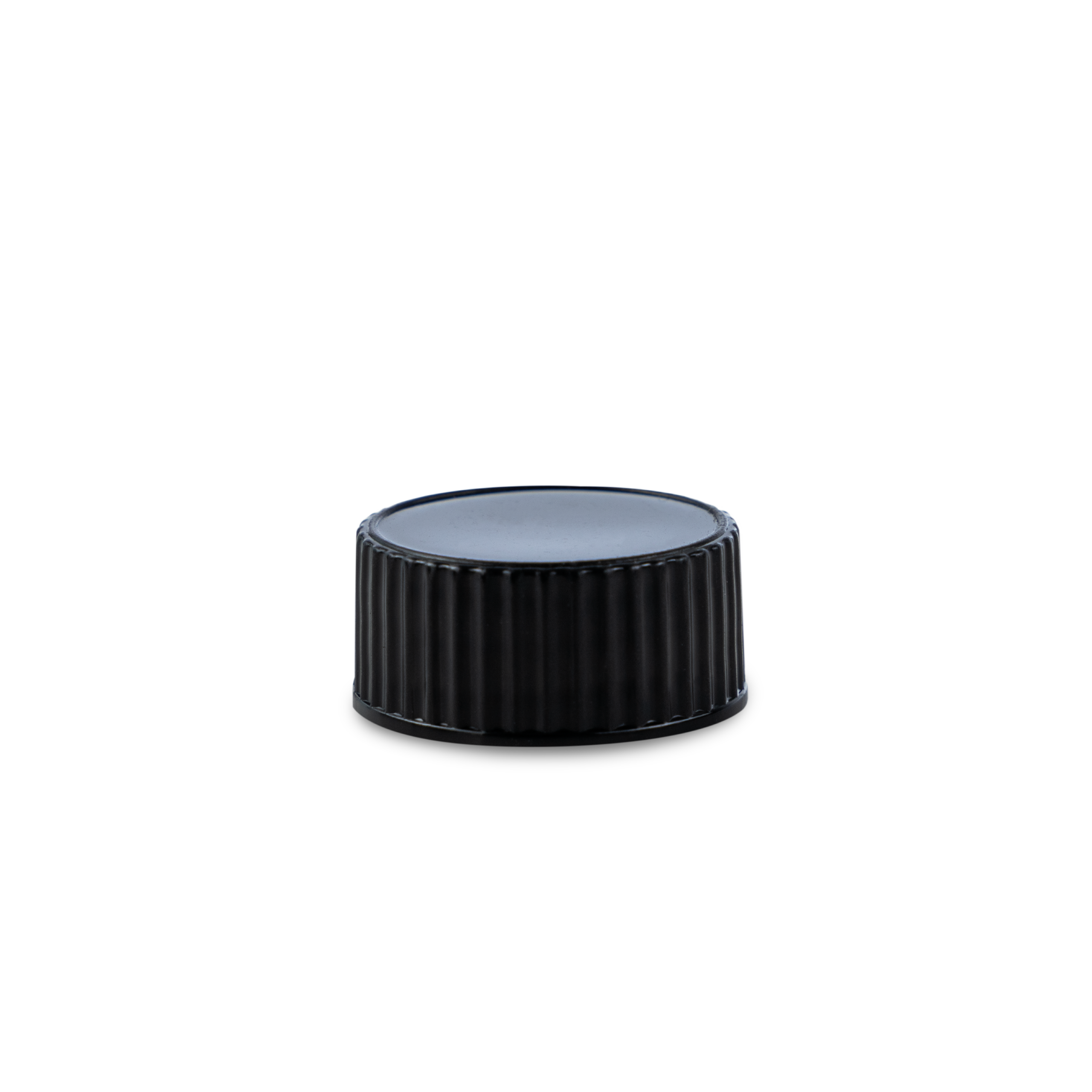 20-400 Black PP Cap with Polycone Liner - Sample