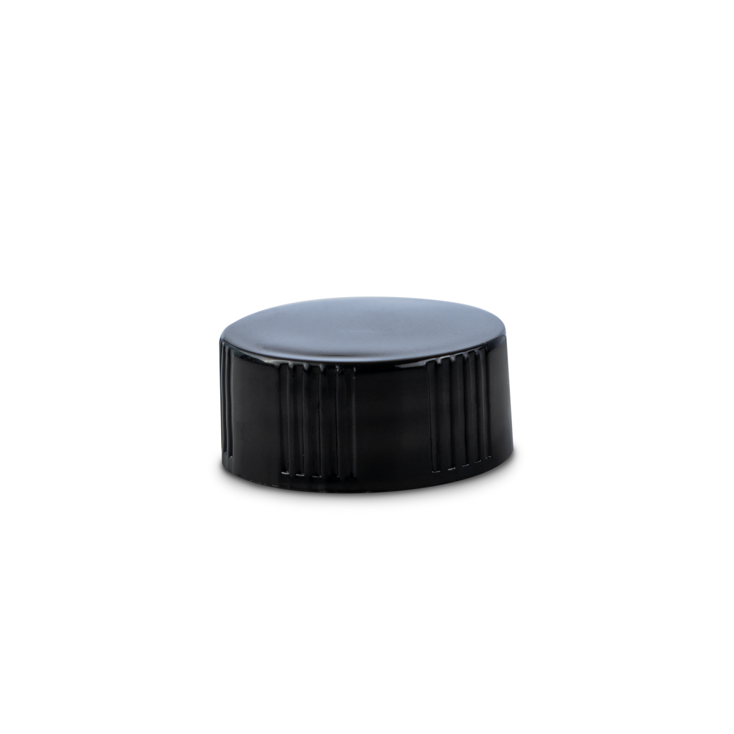 22-400 Black PP Cap with Polycone Liner - Sample