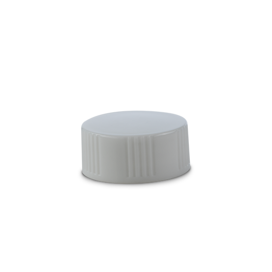 22-400 White PP Cap with Polycone Liner
