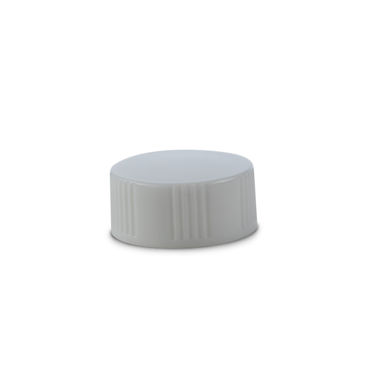 22-400 White PP Cap with Polycone Liner - Sample