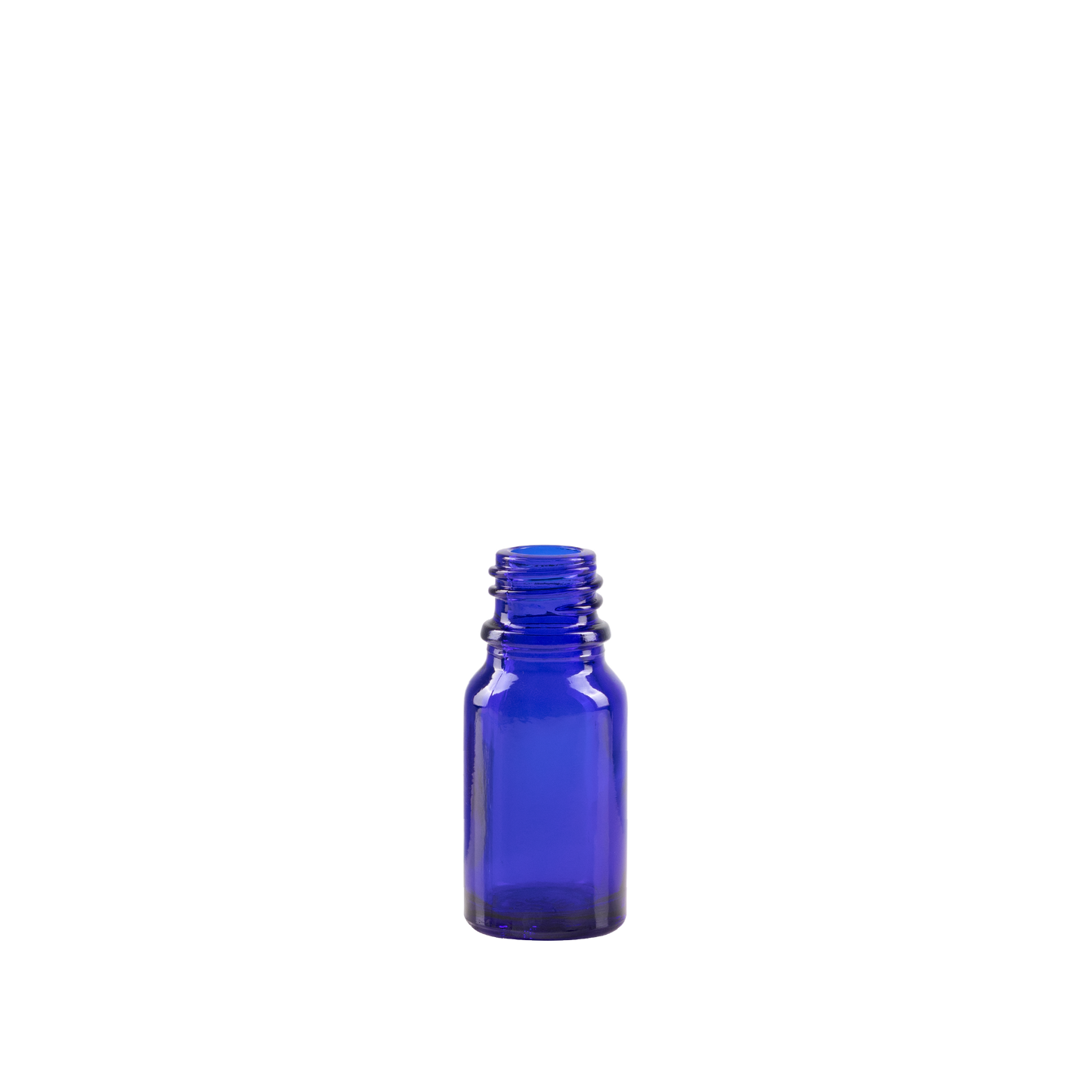 10 ml Blue Glass Euro Bottle DIN 18 Neck Finish