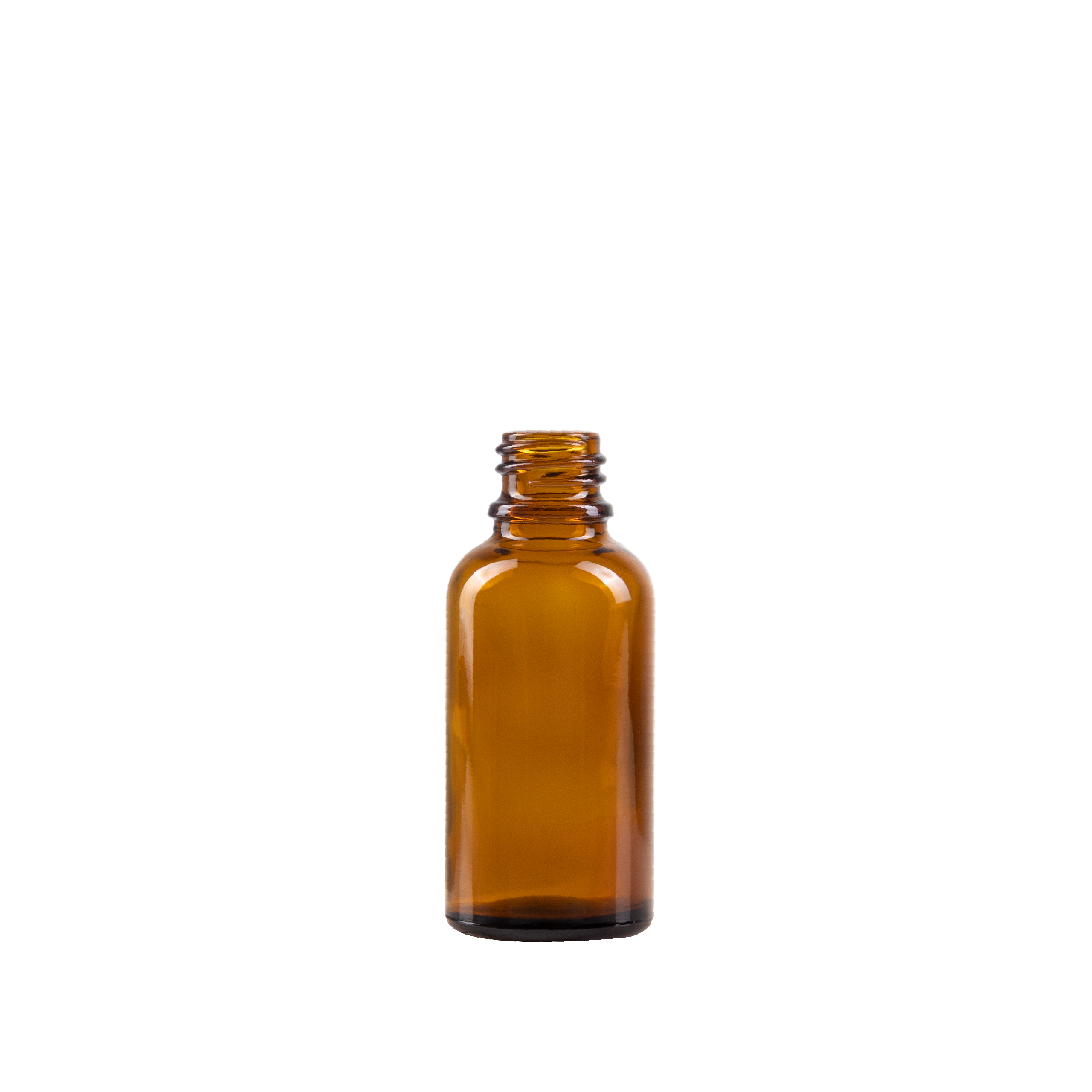 30 ml Amber Glass Euro Bottle DIN 18 Neck Finish