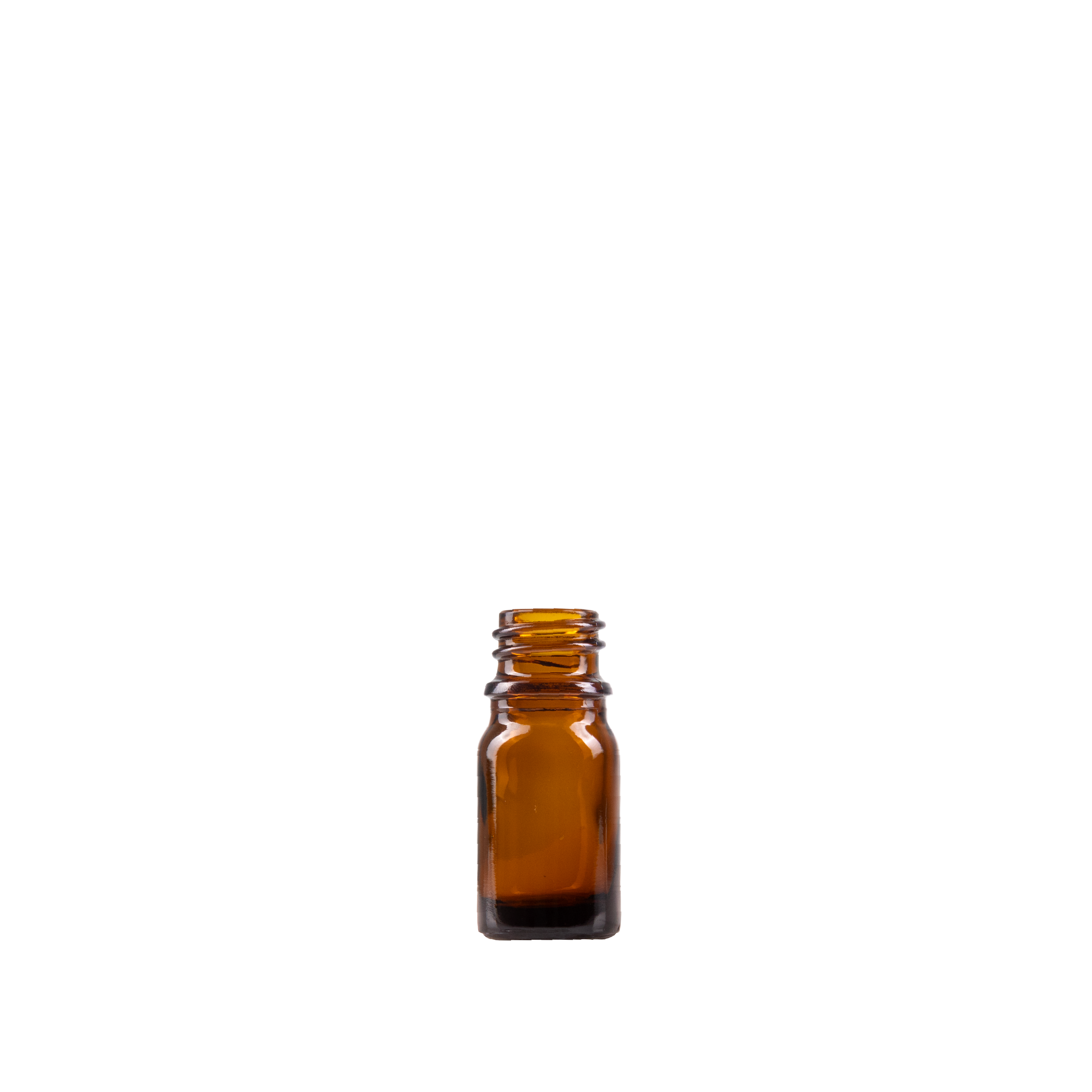 5 ml Amber Glass Euro Bottle DIN 18 Neck Finish
