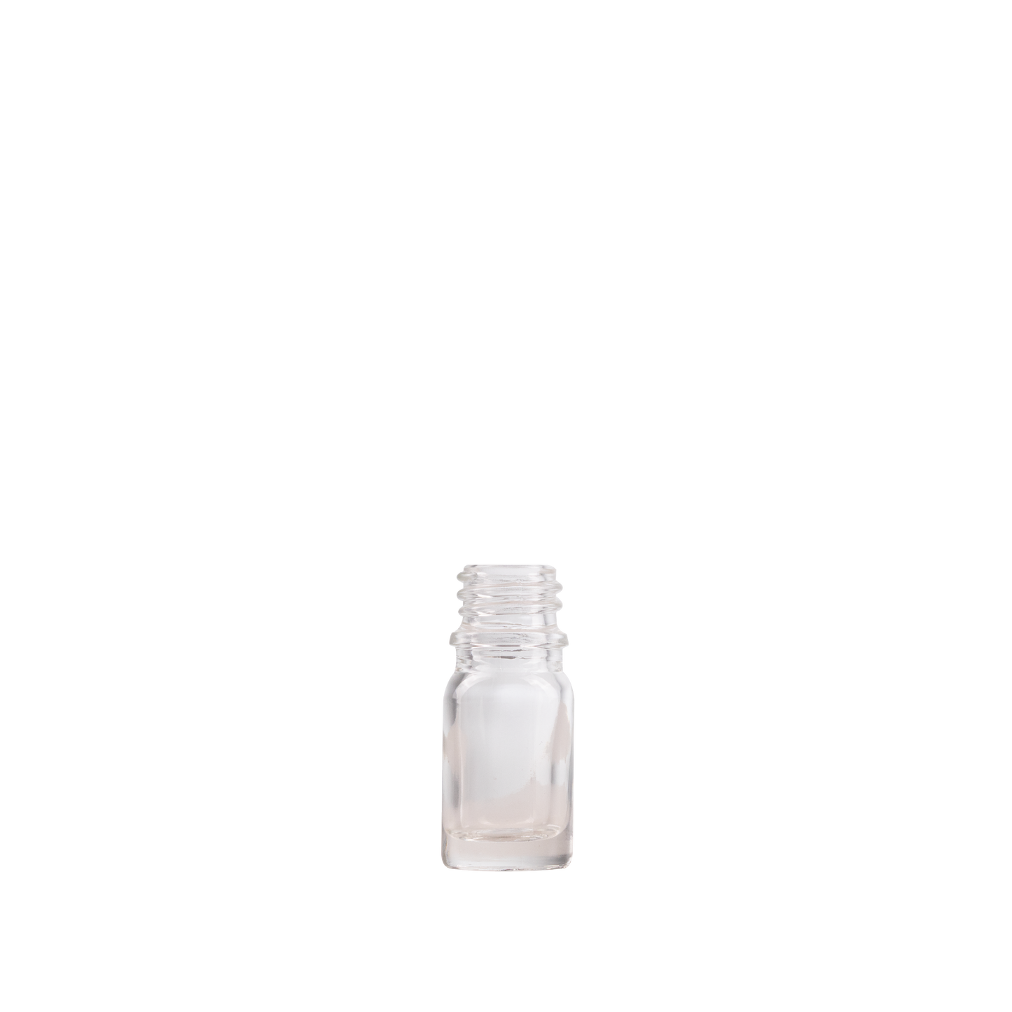 5 ml Clear Glass Euro Bottle DIN 18 Neck Finish