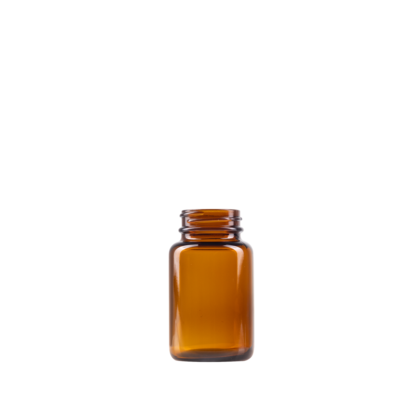 100 ml Amber Glass Packer Bottle 38-400 Neck Finish