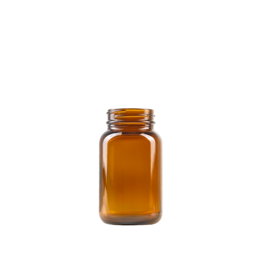 150 ml Amber Glass Packer Bottle 45-400 Neck Finish