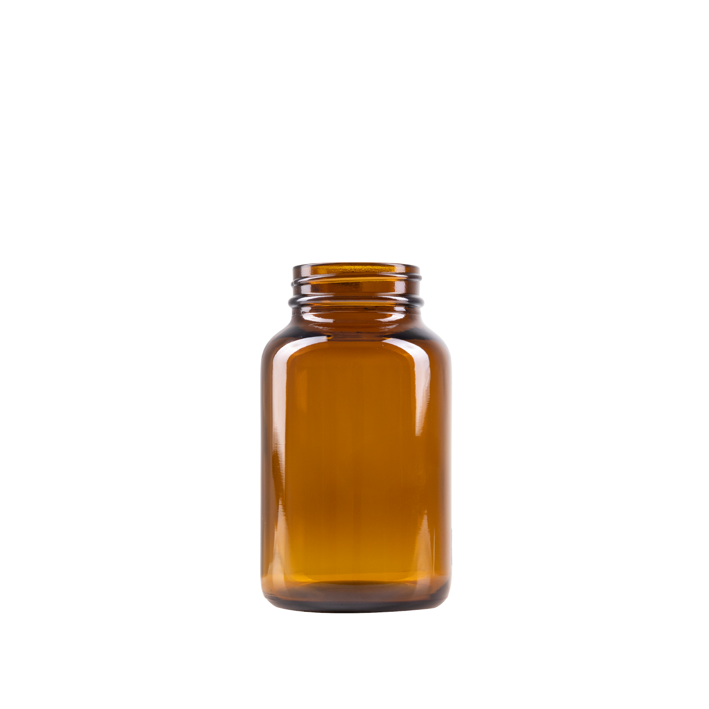200 ml Amber Glass Packer Bottle 45-400 Neck Finish