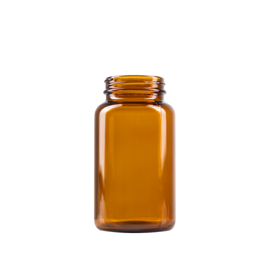 300 ml Amber Glass Packer Bottle 53-400 Neck Finish