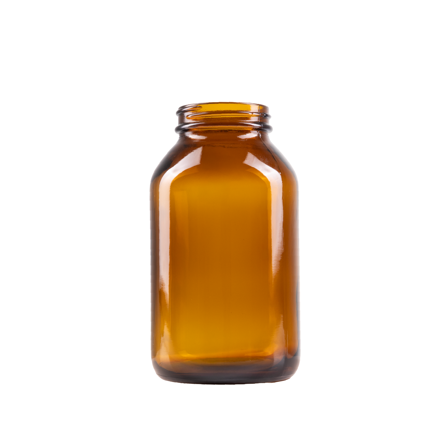 400 ml Amber Glass Packer Bottle 53-400 Neck Finish