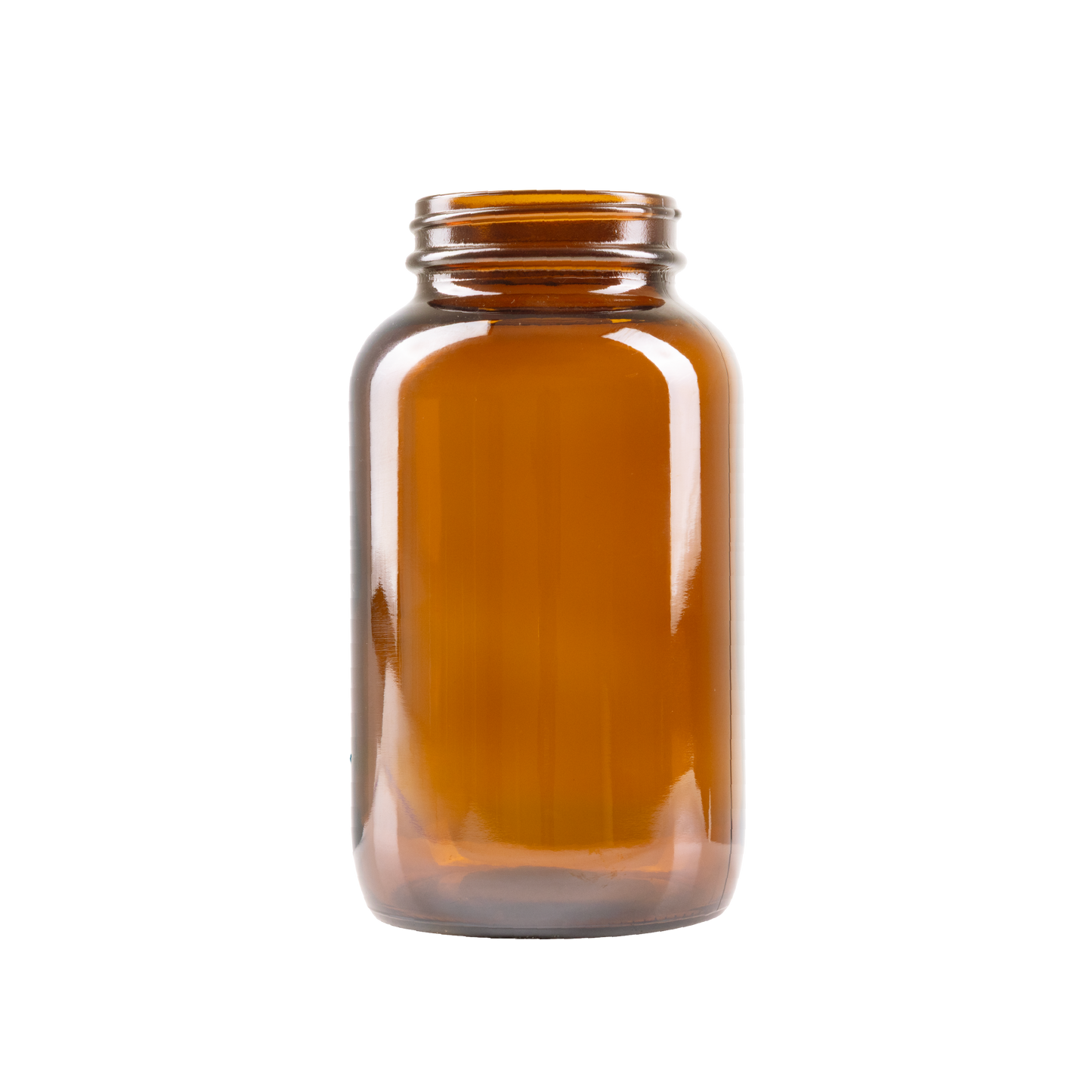 500 ml Amber Glass Packer Bottle 53-400 Neck Finish
