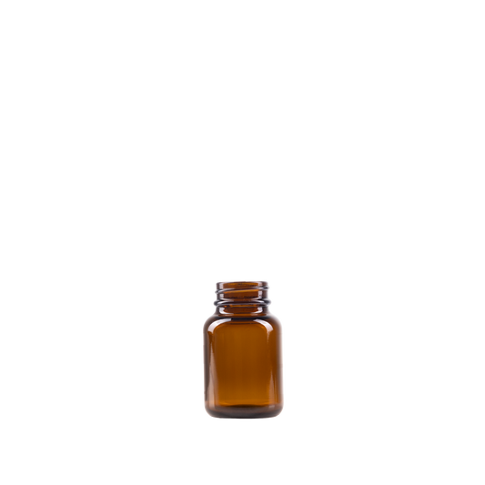 60 ml Amber Glass Packer Bottle 33-400 Neck Finish