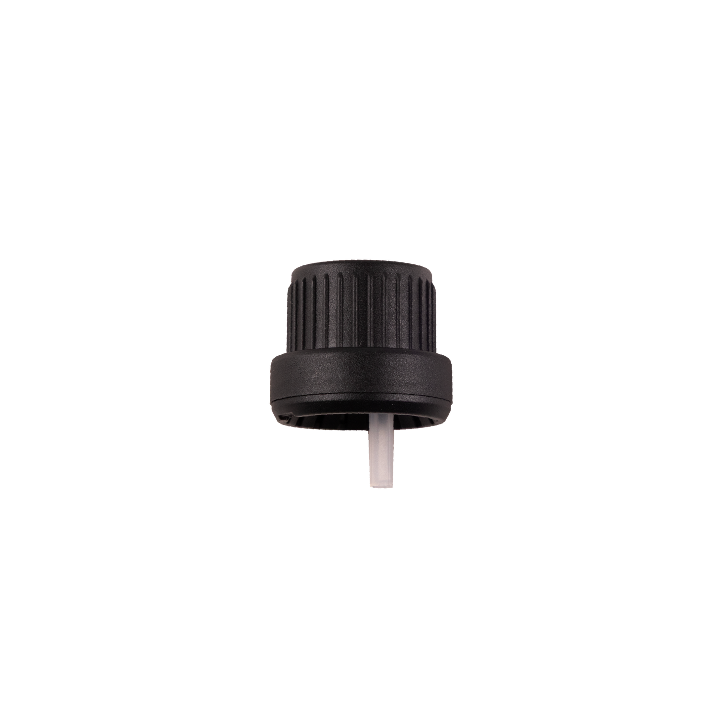 DIN 18 Black PP Tamper Evident Dropper Cap