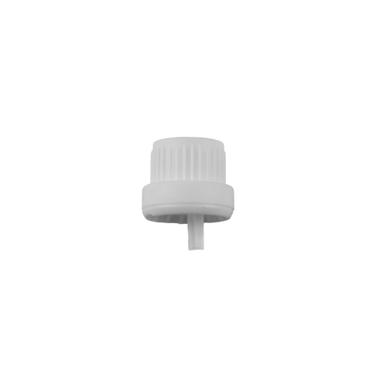 DIN 18 White PP Tamper Evident Dropper Cap