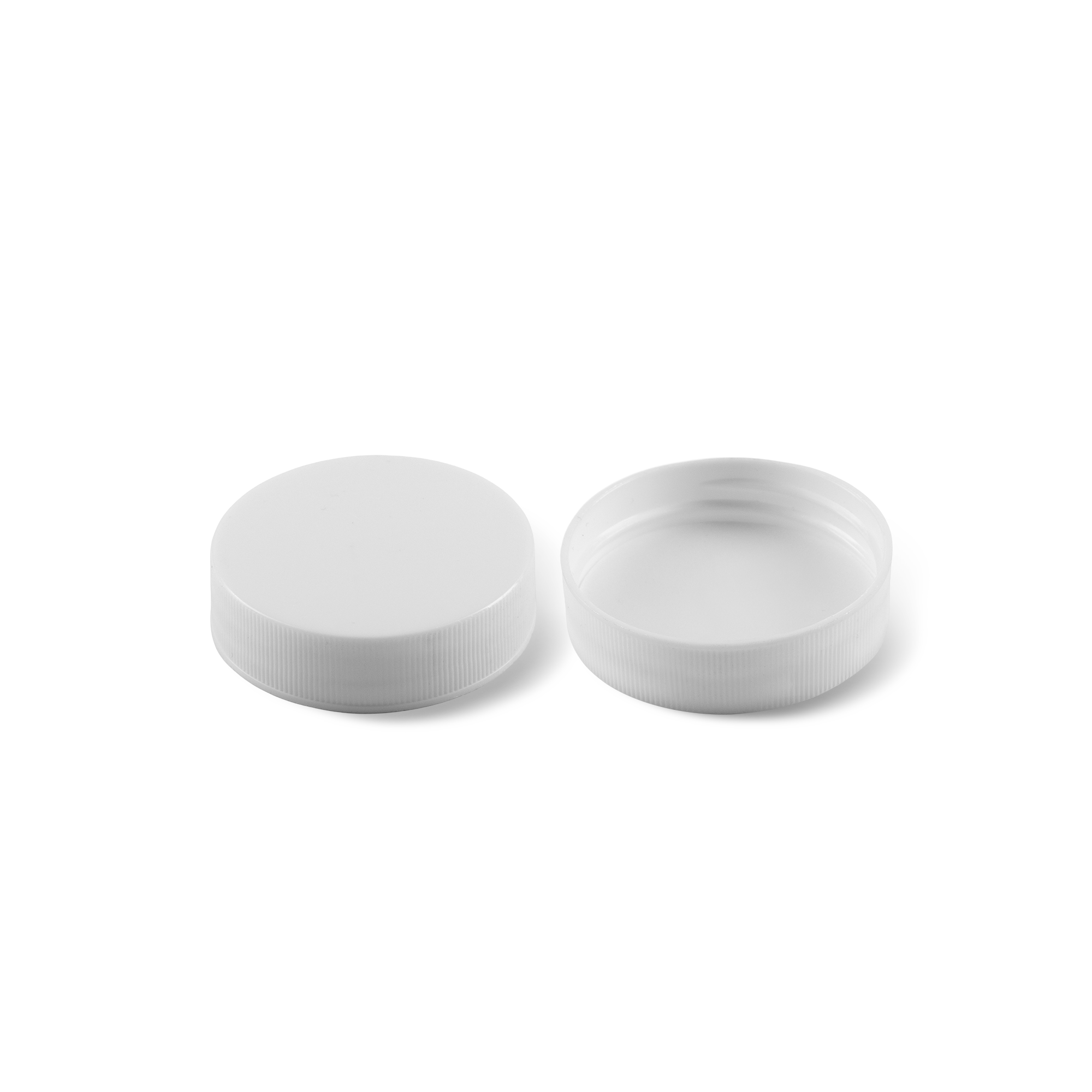 45-400 White PP Cap With Liner