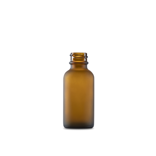 1oz amber frosted glass bottles are excellent for storing essential oils, fragrances, lotions, scrubs and other personal care products.