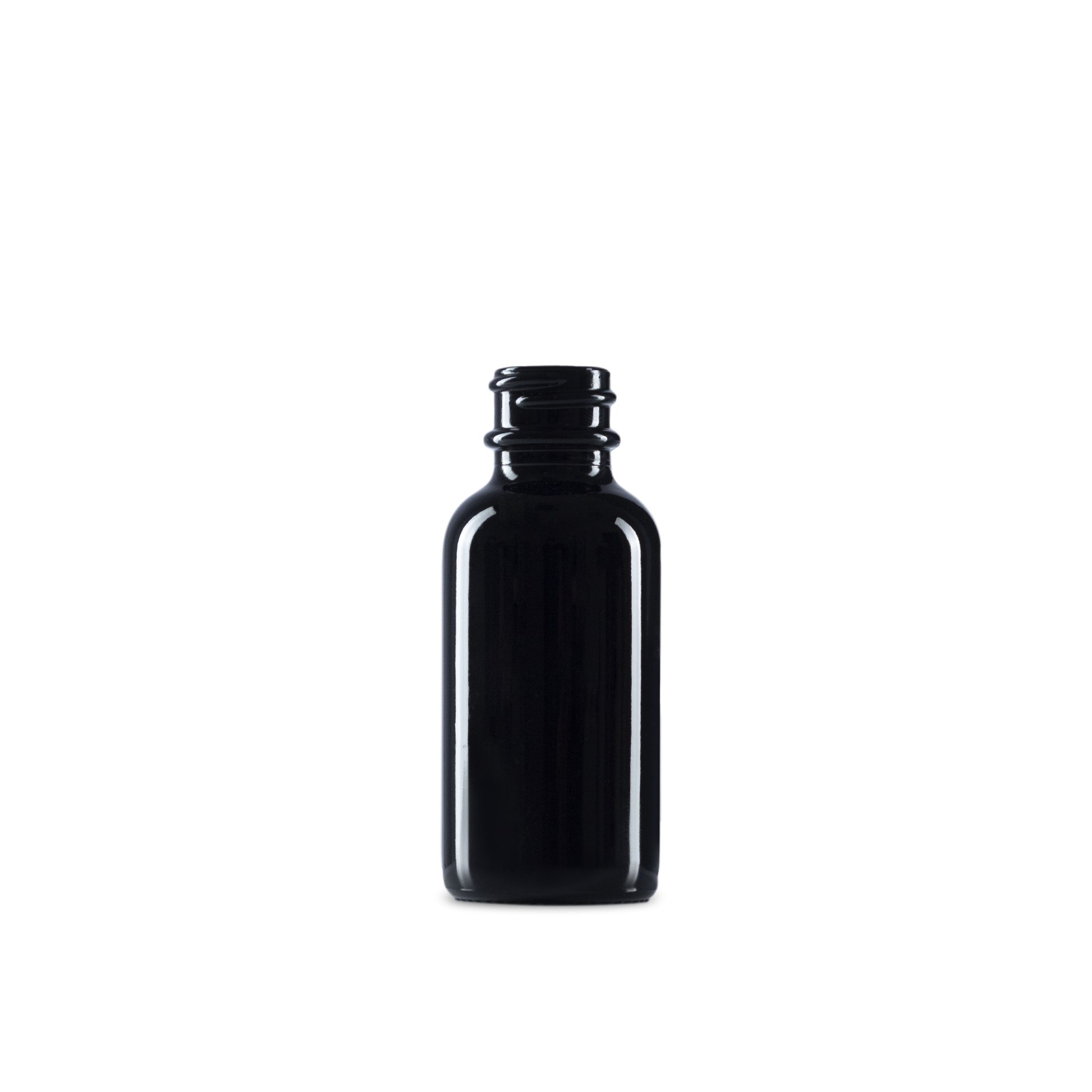 1 oz black uv glass bottle protect the product from light degradation. the cap can be tightened to ensure that the contents stay fresh.