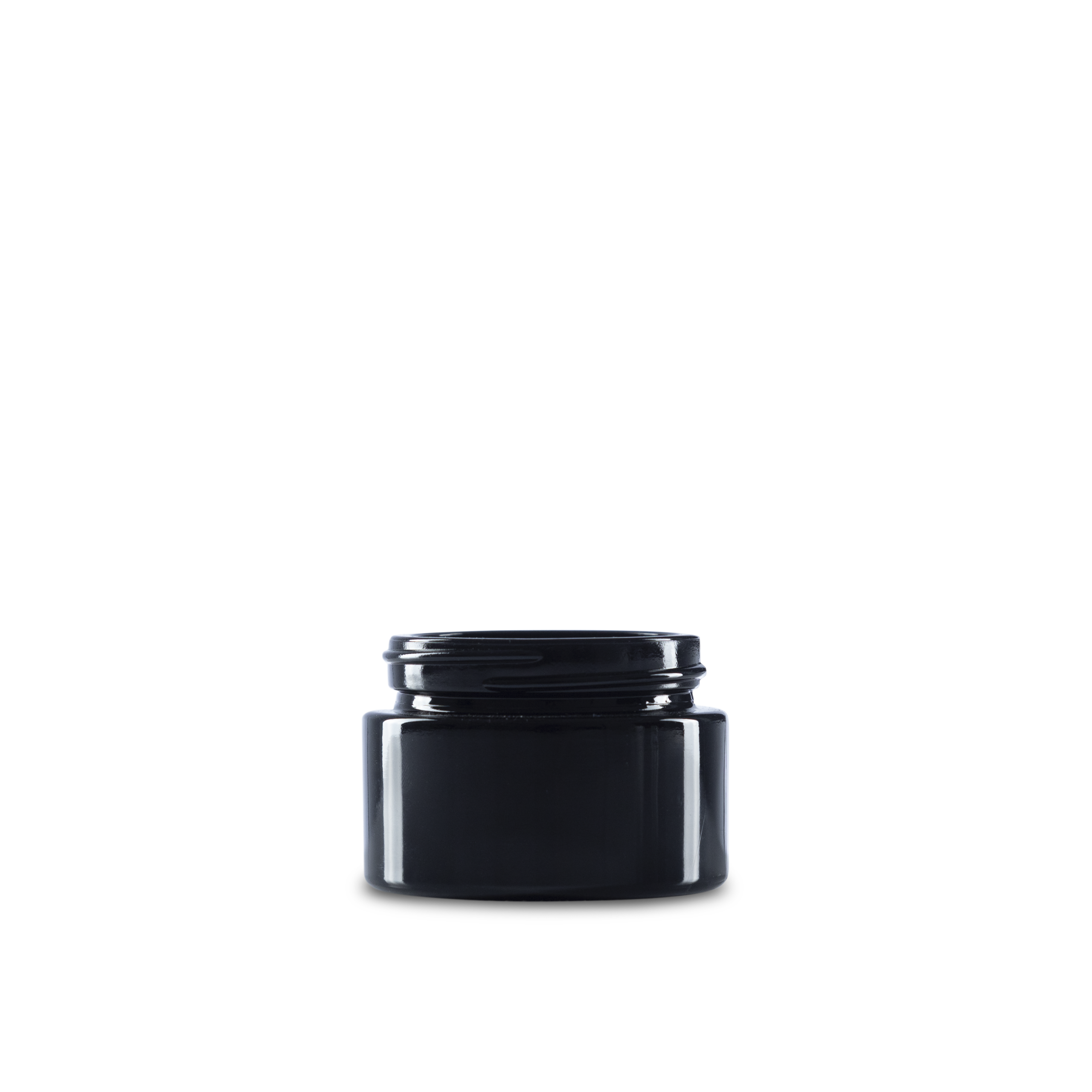 1 oz black uv glass jars can be used for body care products such as lotions, face creams, soaps, and more.