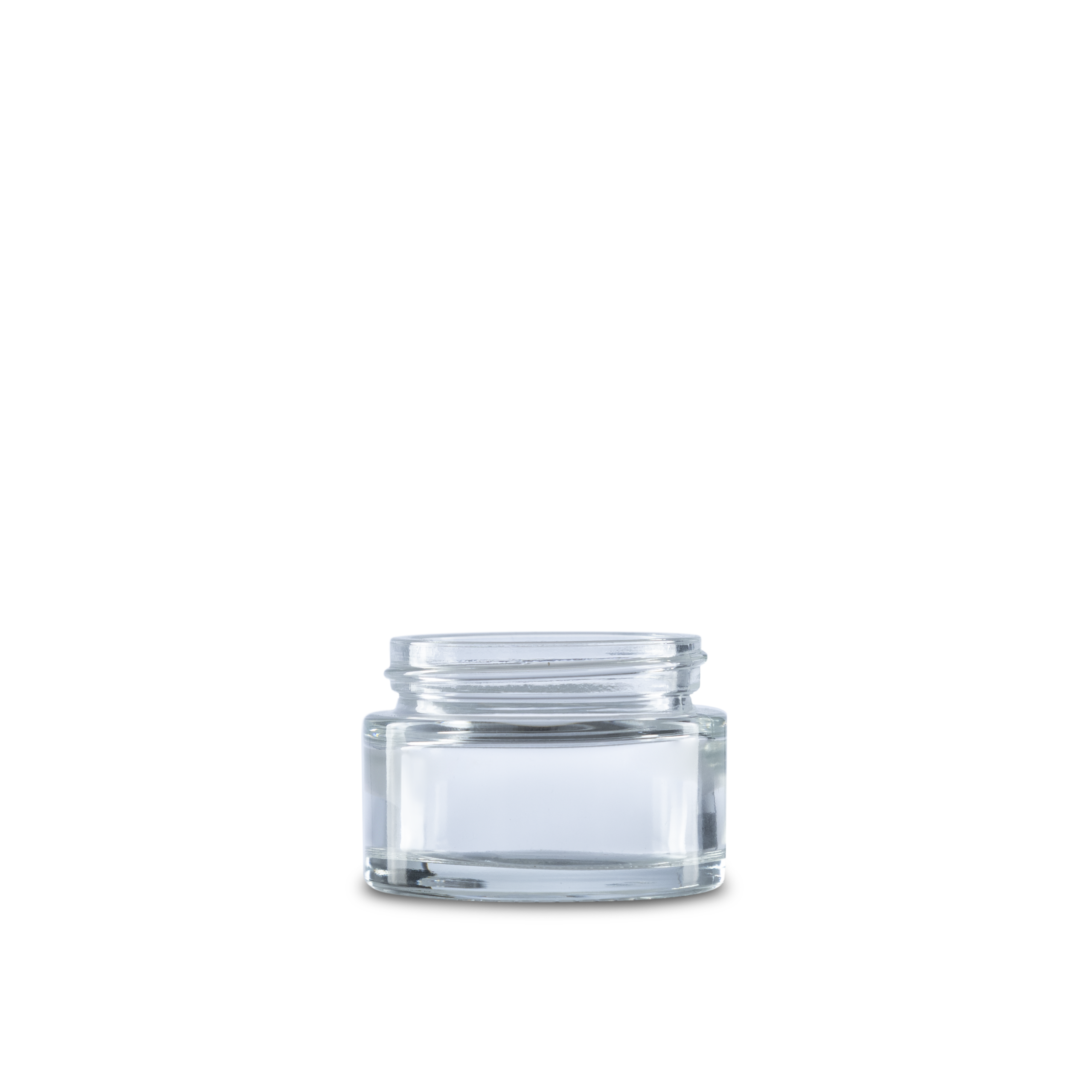 1 oz clear glass jars make for a sleek, modern and aesthetically pleasing design on any retail shelf. 