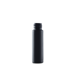 10 ml Black Frosted Glass Roll On Bottle