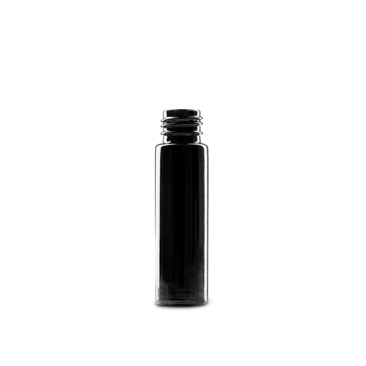 10 ml Black UV Glass Roll On Bottle
