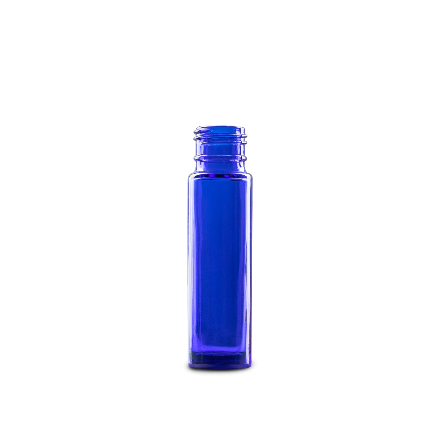 10 ml Blue Glass Roll On Bottle