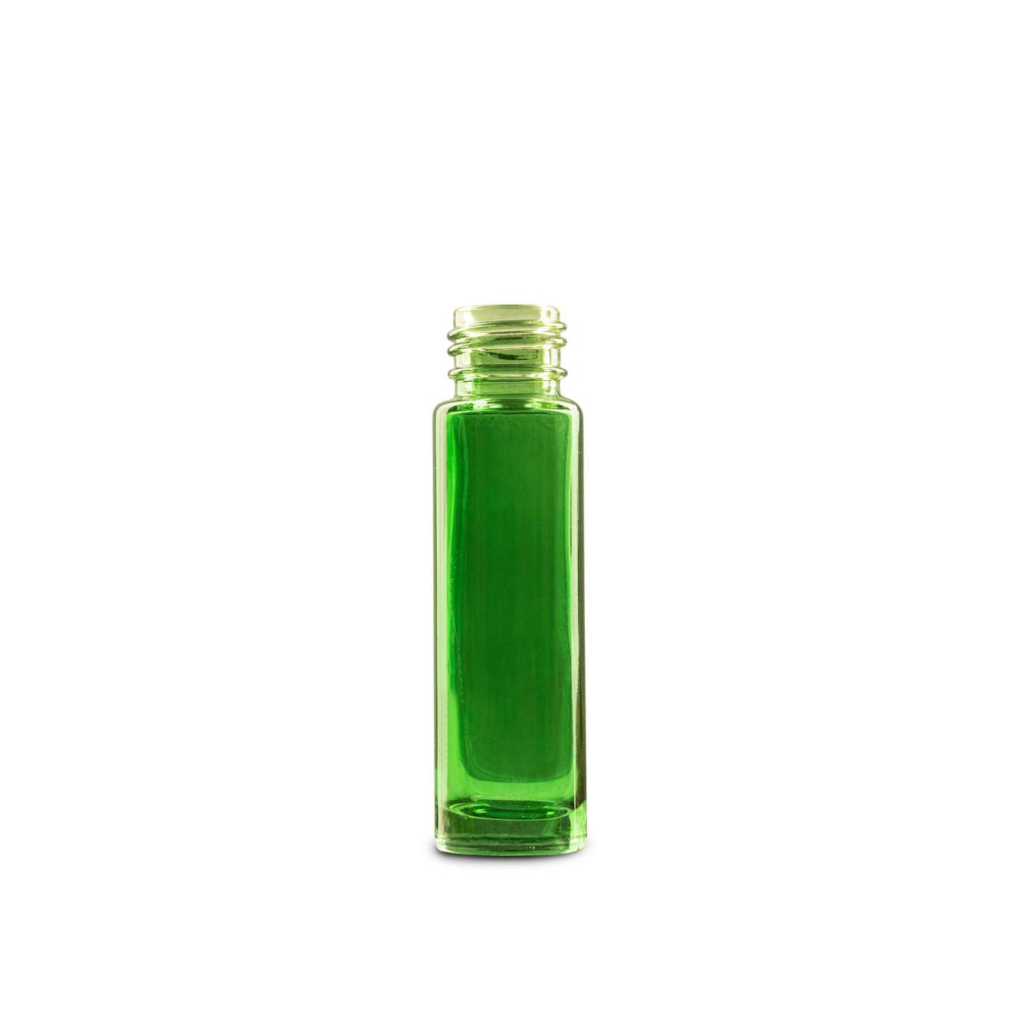 Botella Roll On de Vidrio Verde de 10 ml 