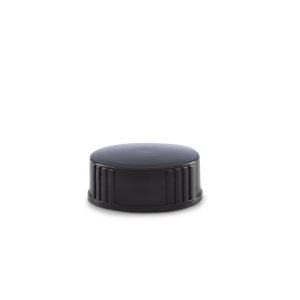 28-400 Black PP Cap with Polycone Liner (Fits 16 oz)