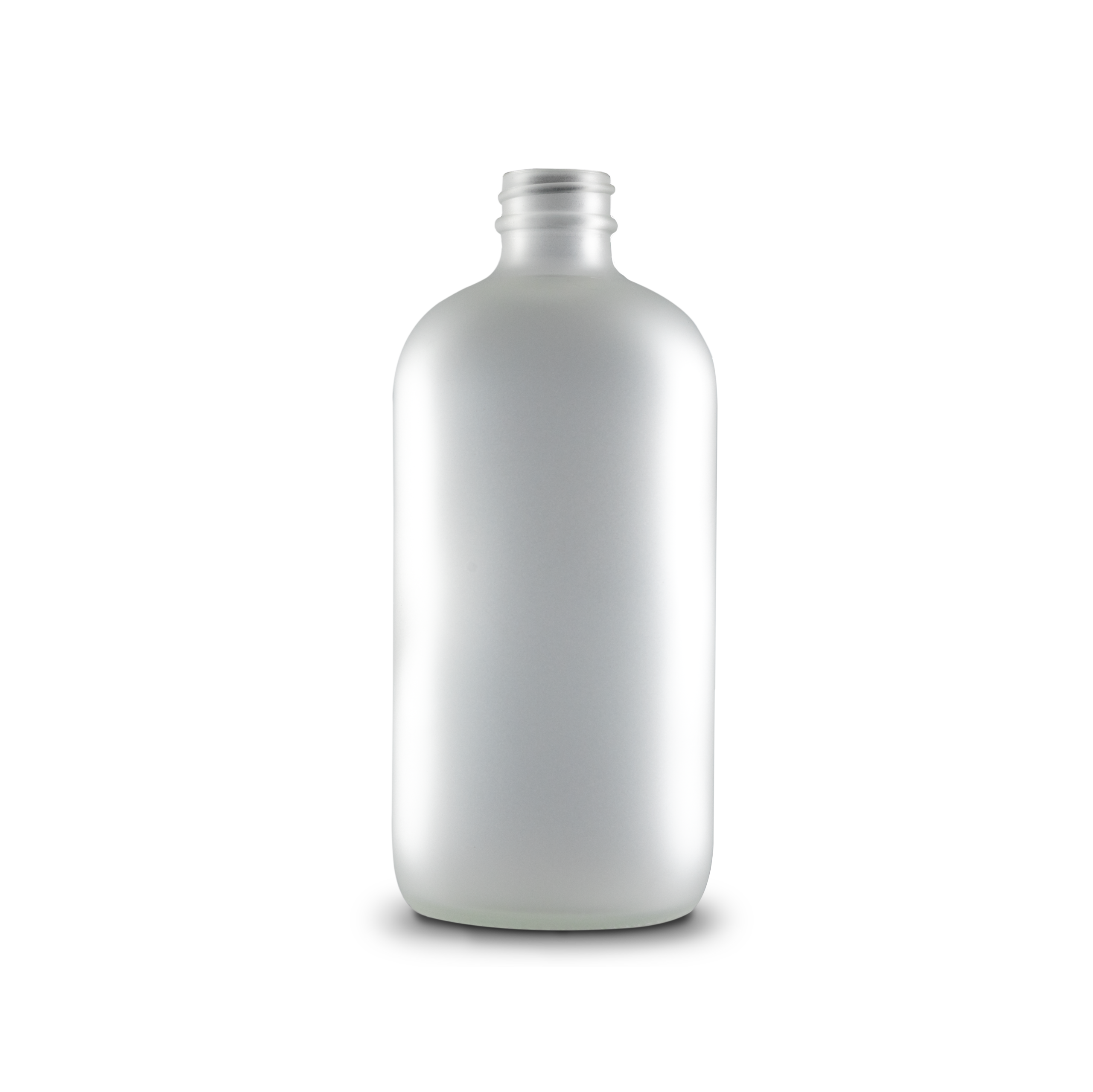 16 oz CLEAR glass bottle with 28-400 neck finish with Black Trigger Sprayer
