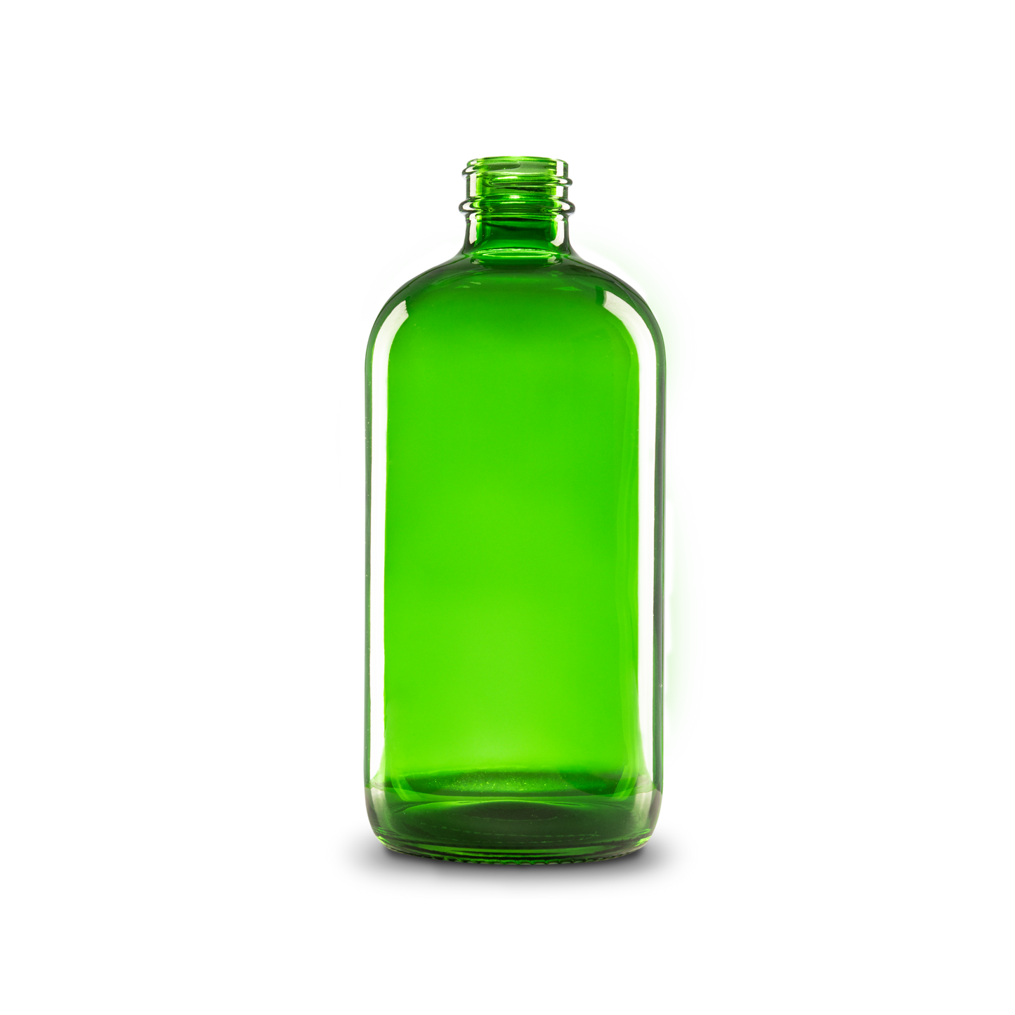 16 oz green glass bottles are perfect for storing liquids. the larger size also makes them perfect for DIY projects such as soap and candles