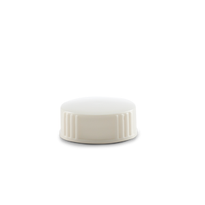28-400 White PP Cap with Polycone Liner (Fits 16 oz)