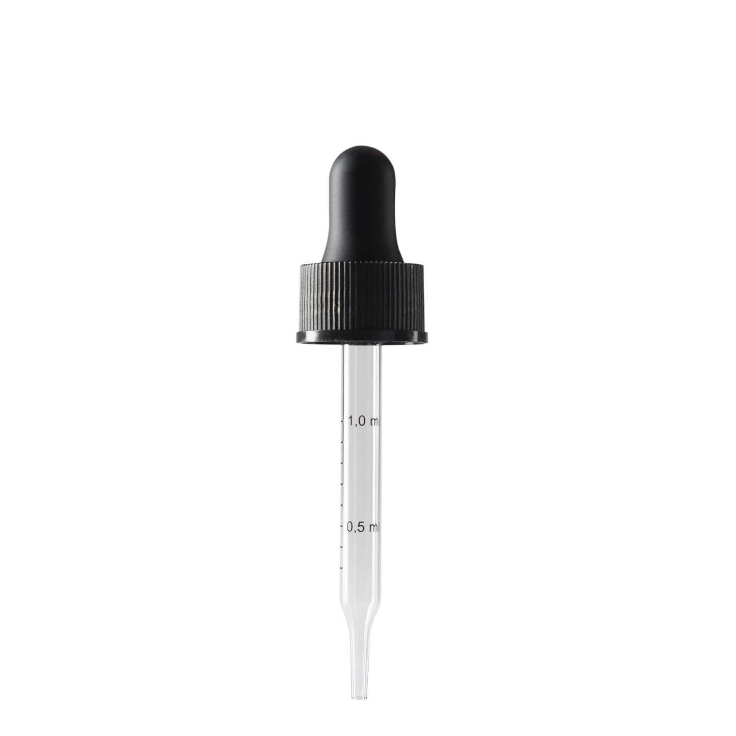 2 oz black glass dropper is perfect for the little bits of liquid needed in recipes or to measure medications.