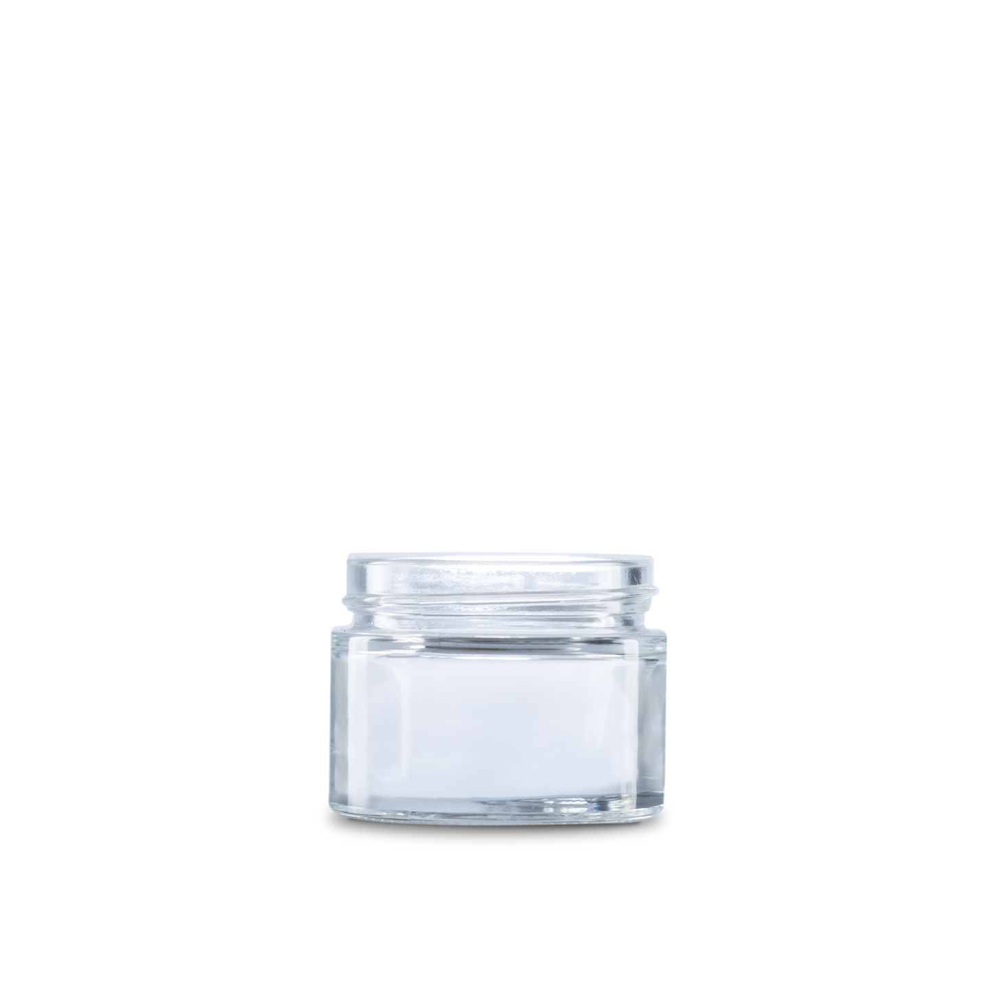 2 oz clear straight sided glass jars design and clear glass construction allow you to see the product inside. 
