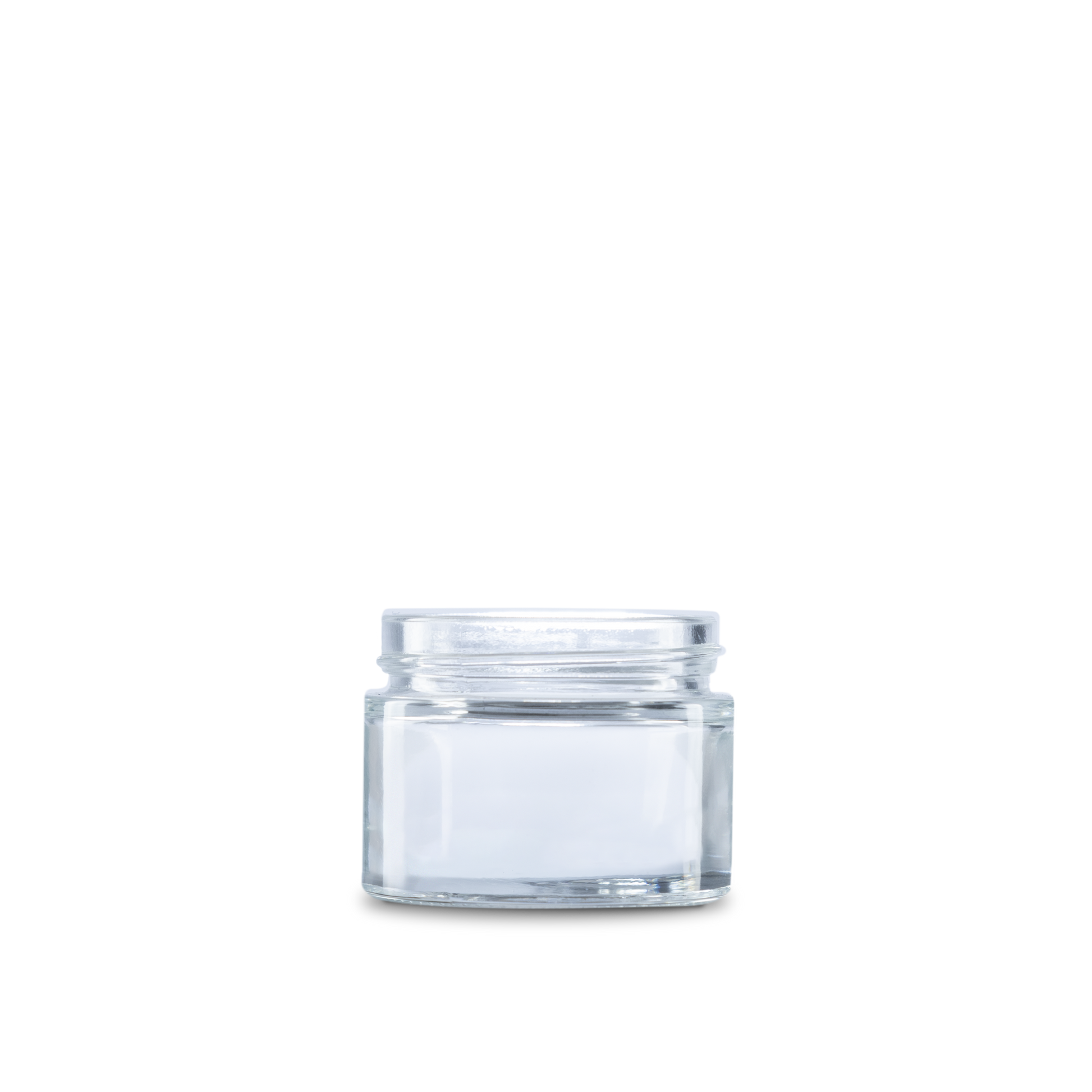 2 oz clear straight sided glass jars design and clear glass construction allow you to see the product inside. 
