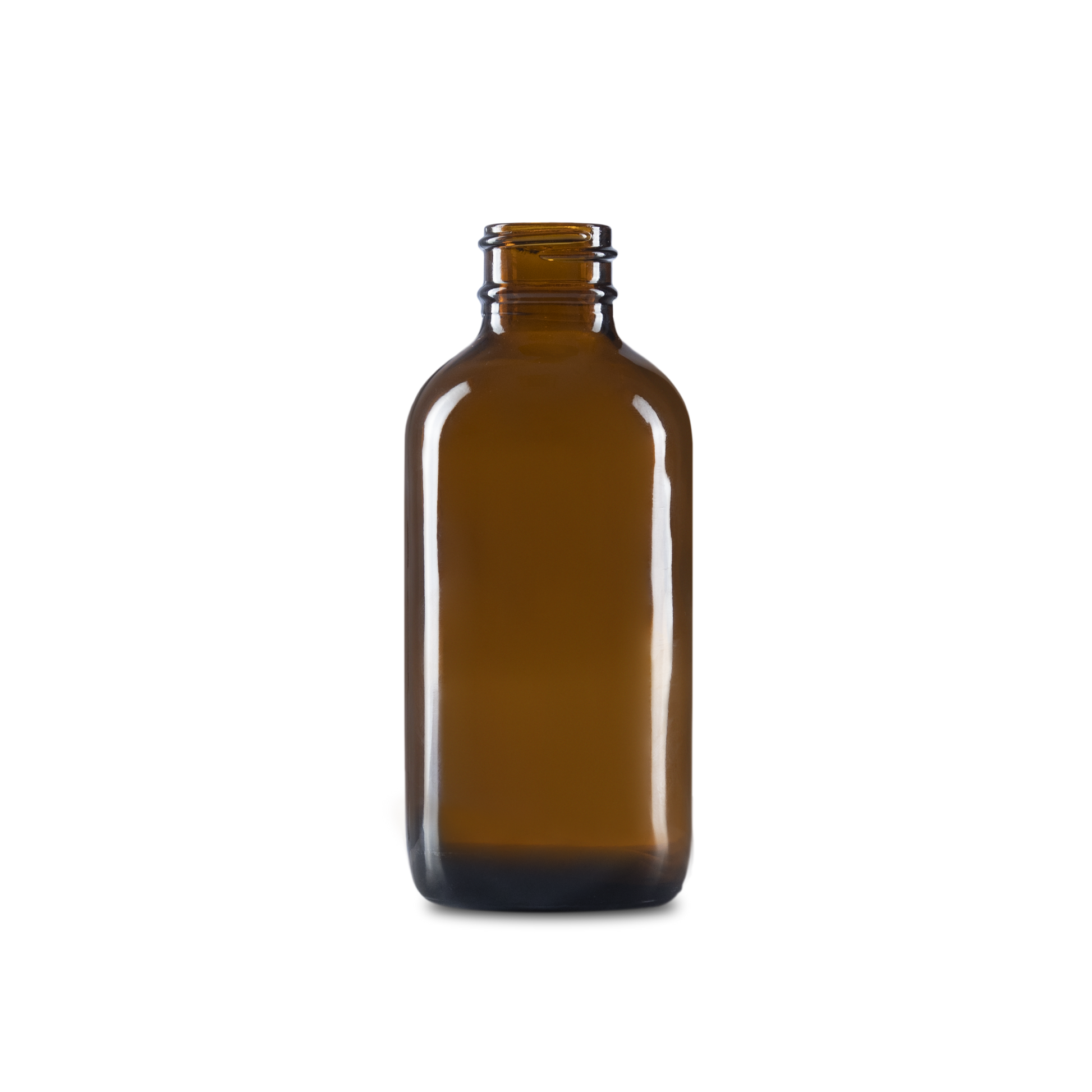 4 oz amber boston round glass bottle helps to protect the contents from exposure, which can cause the product inside to deteriorate.