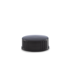 28-400 Black PP Cap with Polycone Liner (Fits 8 oz)