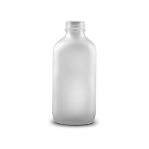 8 oz clear frosted glass bottles can be used for storing anything from condiments and sauces to homemade pancake syrup.